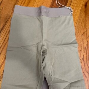 Fear of God Essentials Seafoam Green shorts